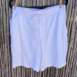 Lululemon mens short - 9” white mesh